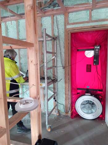 Blower Door Test 1